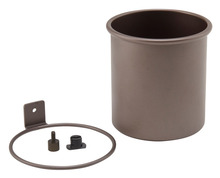 FibroTech Multi storage beholder Ø10,7 cm bruneret stål